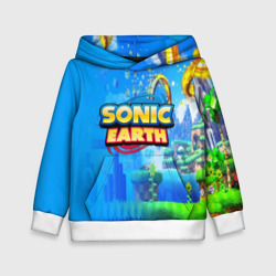 Детская толстовка 3D Sonic earth