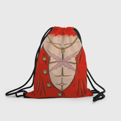 Рюкзак-мешок 3D One Piece грудь Луффи со шляпой для косплея