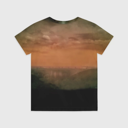 Детская футболка 3D с принтом Чернобыль 9, вид сзади #1