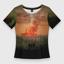 Женская футболка 3D Slim Чернобыль 9