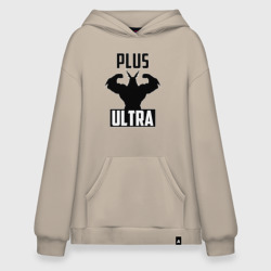 Худи SuperOversize хлопок Plus ultra черный