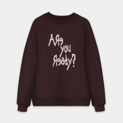 Мужской свитшот oversize без начеса хлопок Korn