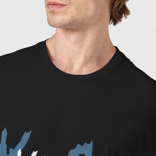 Мужская футболка хлопок Korn, цвет черный - фото 6