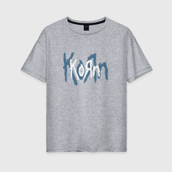 Женская футболка хлопок Oversize Korn