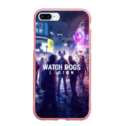 Чехол для iPhone 7Plus/8 Plus матовый Watch dogs legion легион