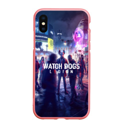 Чехол для iPhone XS Max матовый Watch dogs legion легион