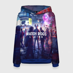 Женская толстовка 3D Watch dogs legion легион