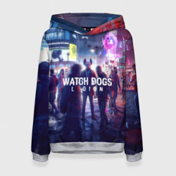 Женская толстовка 3D Watch dogs legion легион