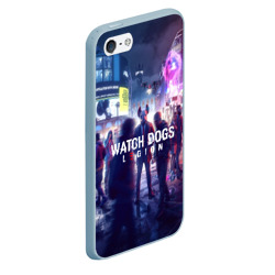 Чехол для iPhone 5/5S матовый Watch dogs legion легион - фото 2