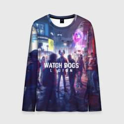 Мужской лонгслив 3D Watch dogs legion легион