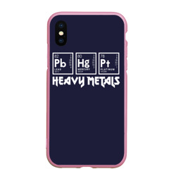 Чехол для iPhone XS Max матовый Heavy Metals