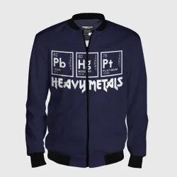 Мужской бомбер 3D Heavy Metals