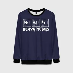 Женский свитшот 3D Heavy Metals
