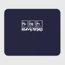 Прямоугольный коврик для мышки Heavy Metals