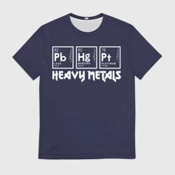 Мужская футболка 3D Heavy Metals