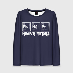 Женский лонгслив 3D Heavy Metals