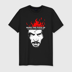 Мужская футболка хлопок Slim Samurai Keanu Reeves