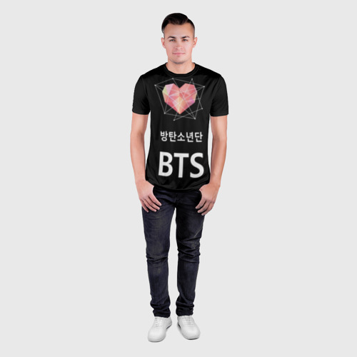 Мужская футболка 3D Slim Рюкзак BTS - фото 4