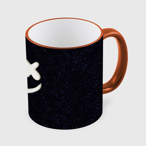 Кружка с полной запечаткой Marshmello Cosmos, цвет Кант оранжевый - фото 3