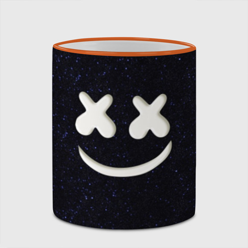 Кружка с полной запечаткой Marshmello Cosmos, цвет Кант оранжевый - фото 4