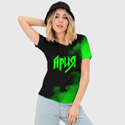 Женская футболка 3D Slim Ария - фото 2