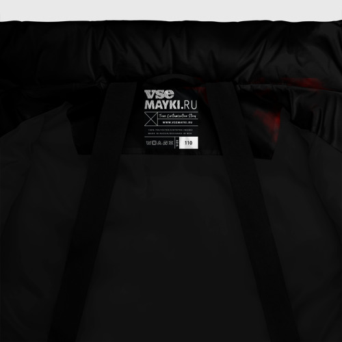Зимняя куртка для девочек 3D Ария, цвет черный - фото 7