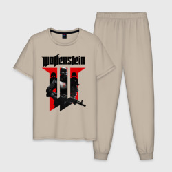 Мужская пижама хлопок Wolfenstein