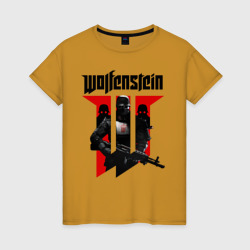 Женская футболка хлопок Wolfenstein