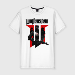 Мужская футболка хлопок Slim Wolfenstein