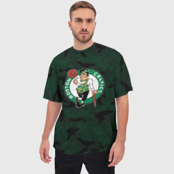 Мужская футболка oversize 3D Boston Celtics - фото 2