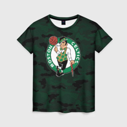 Женская футболка 3D Boston Celtics