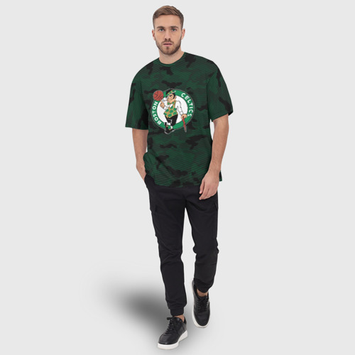 Мужская футболка oversize 3D Boston Celtics, цвет 3D печать - фото 5