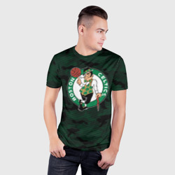 Мужская футболка 3D Slim Boston Celtics - фото 2