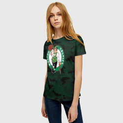 Женская футболка 3D Boston Celtics - фото 2