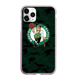 Чехол для iPhone 11 Pro Max матовый Boston Celtics