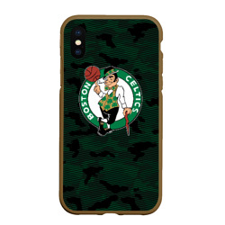 Чехол для iPhone XS Max матовый Boston Celtics