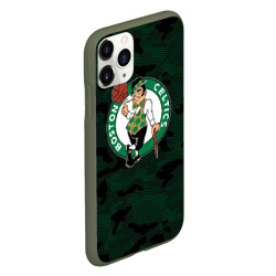 Чехол для iPhone 11 Pro матовый Boston Celtics - фото 2