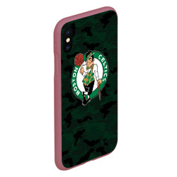 Чехол для iPhone XS Max матовый Boston Celtics - фото 2