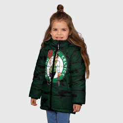 Зимняя куртка для девочек 3D Boston Celtics - фото 2