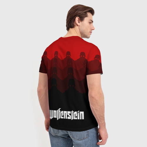 Мужская футболка 3D Wolfenstein, цвет 3D печать - фото 4