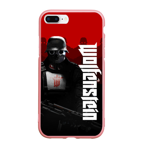 Чехол для iPhone 7Plus/8 Plus матовый Wolfenstein, цвет баблгам