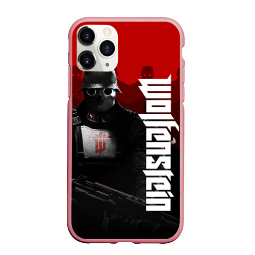 Чехол для iPhone 11 Pro Max матовый Wolfenstein, цвет баблгам