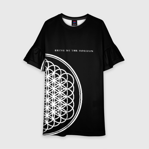 Детское платье 3D Bring Me the Horizon, цвет 3D печать