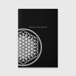 Обложка для паспорта матовая кожа Bring Me the Horizon