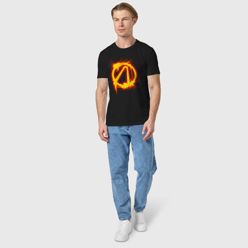 Мужская футболка хлопок BORDERLANDS, цвет черный - фото 5