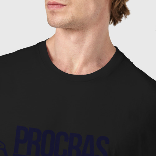 Мужская футболка хлопок Procrastinators, цвет черный - фото 6