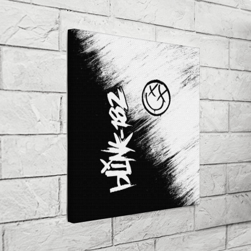 Холст квадратный Blink-182 2, цвет 3D печать - фото 3