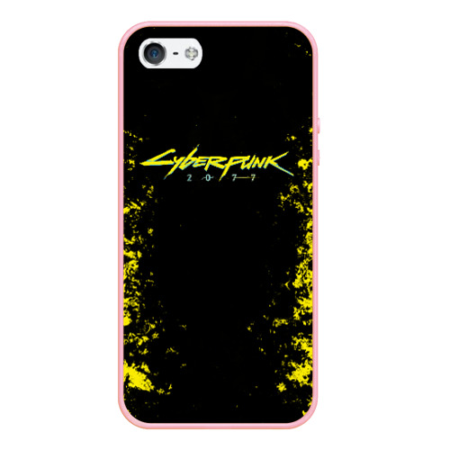 Чехол для iPhone 5/5S матовый Cyberpunk 2077