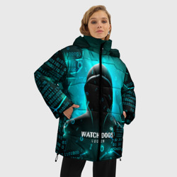 Женская зимняя куртка Oversize Watch Dogs Legion - фото 2