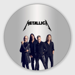 Круглый коврик для мышки Metallica
